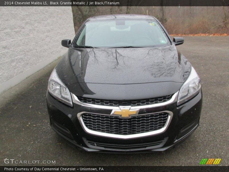 Black Granite Metallic / Jet Black/Titanium 2014 Chevrolet Malibu LS
