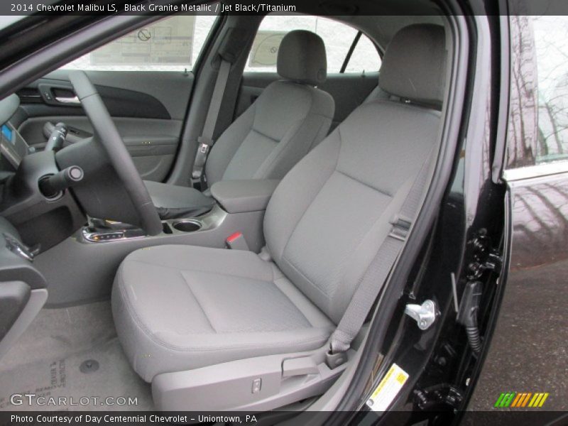 Black Granite Metallic / Jet Black/Titanium 2014 Chevrolet Malibu LS