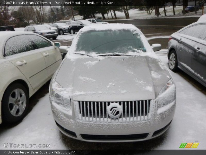 Dune Pearl Metallic / Medium Light Stone 2007 Mercury Milan V6 Premier