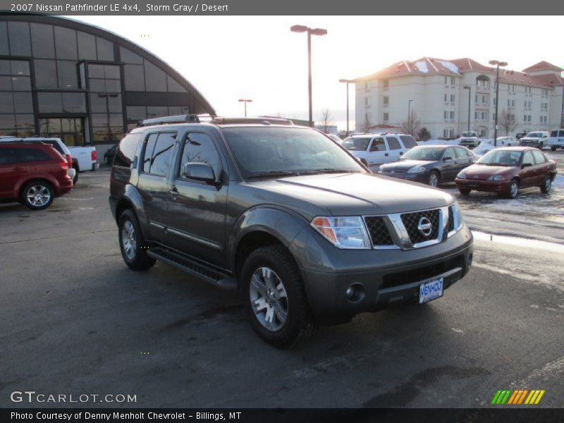Storm Gray / Desert 2007 Nissan Pathfinder LE 4x4