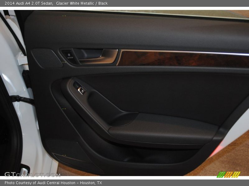Glacier White Metallic / Black 2014 Audi A4 2.0T Sedan