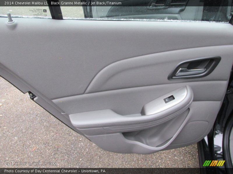 Black Granite Metallic / Jet Black/Titanium 2014 Chevrolet Malibu LS