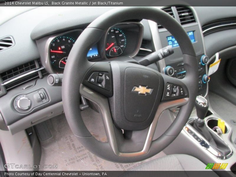 Black Granite Metallic / Jet Black/Titanium 2014 Chevrolet Malibu LS