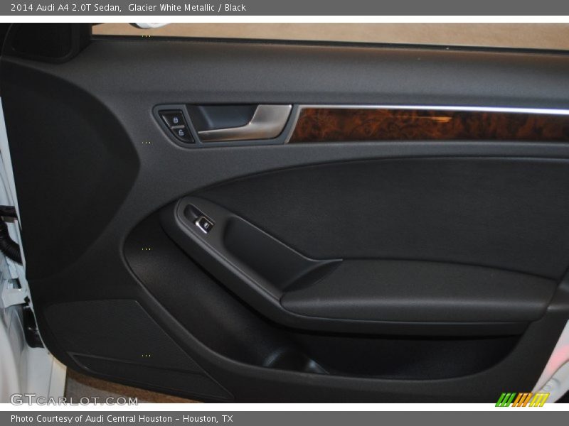 Glacier White Metallic / Black 2014 Audi A4 2.0T Sedan