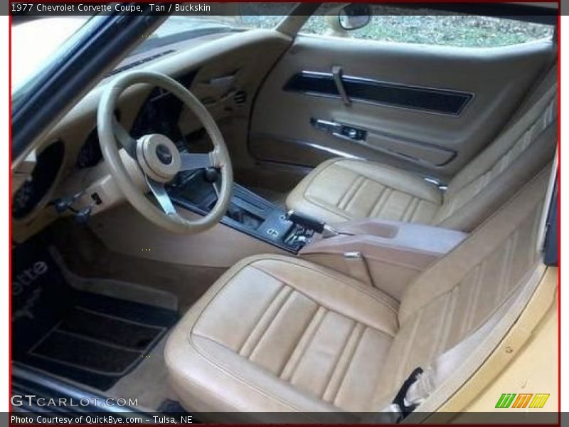 Tan / Buckskin 1977 Chevrolet Corvette Coupe