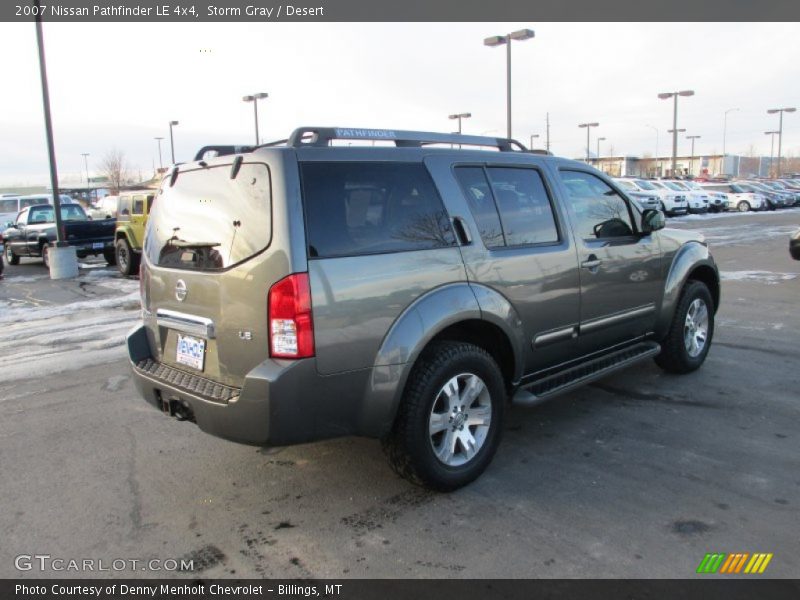 Storm Gray / Desert 2007 Nissan Pathfinder LE 4x4