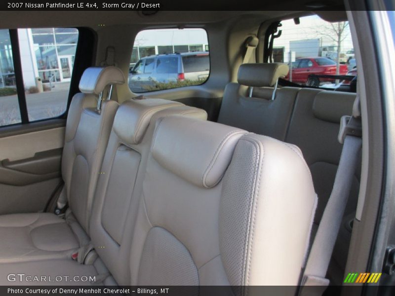 Storm Gray / Desert 2007 Nissan Pathfinder LE 4x4