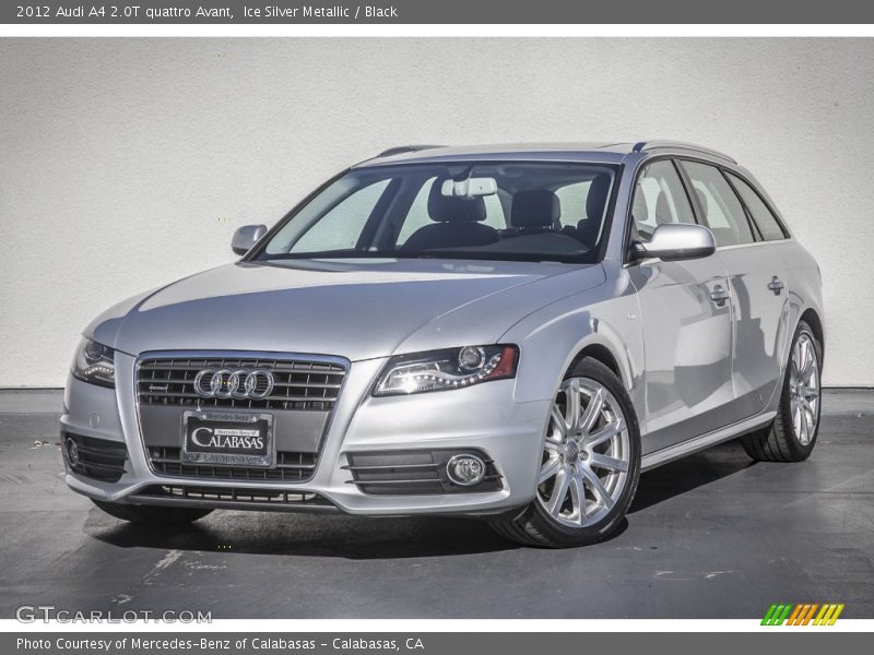 Ice Silver Metallic / Black 2012 Audi A4 2.0T quattro Avant