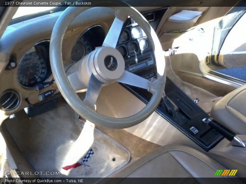 Tan / Buckskin 1977 Chevrolet Corvette Coupe