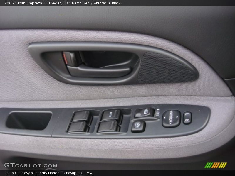 San Remo Red / Anthracite Black 2006 Subaru Impreza 2.5i Sedan