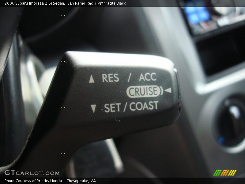 San Remo Red / Anthracite Black 2006 Subaru Impreza 2.5i Sedan