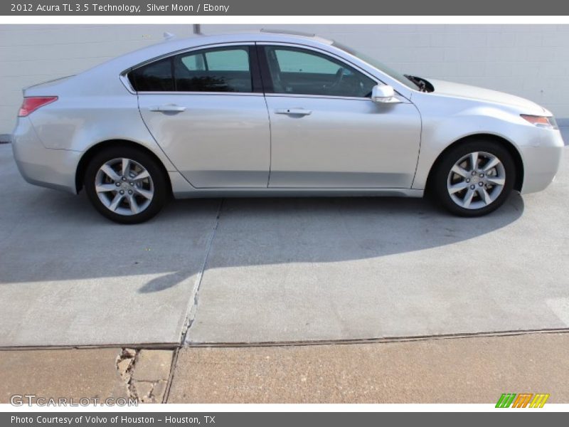 Silver Moon / Ebony 2012 Acura TL 3.5 Technology