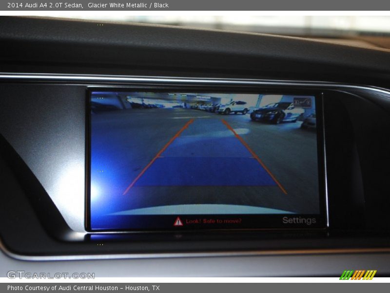 Glacier White Metallic / Black 2014 Audi A4 2.0T Sedan