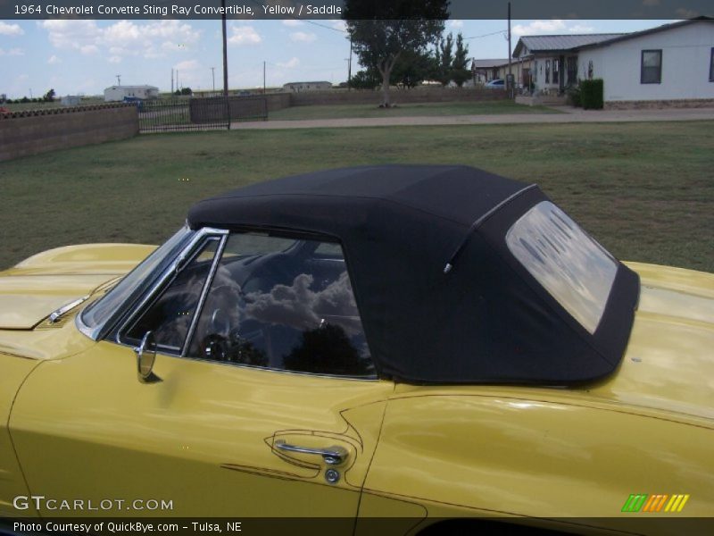 Yellow / Saddle 1964 Chevrolet Corvette Sting Ray Convertible