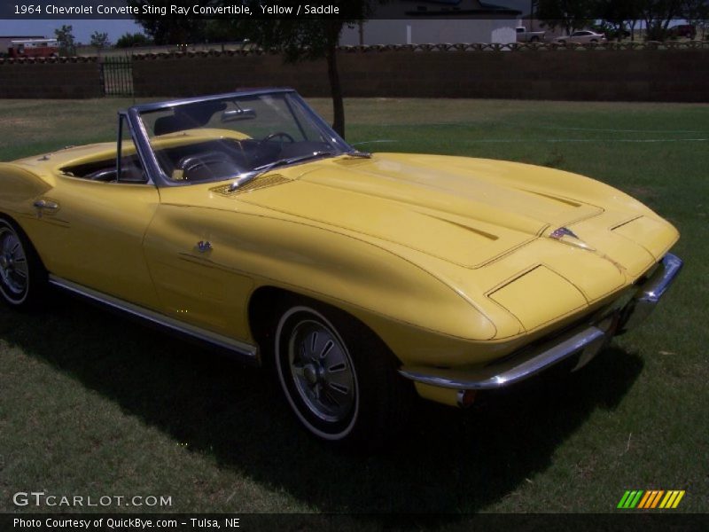 Yellow / Saddle 1964 Chevrolet Corvette Sting Ray Convertible