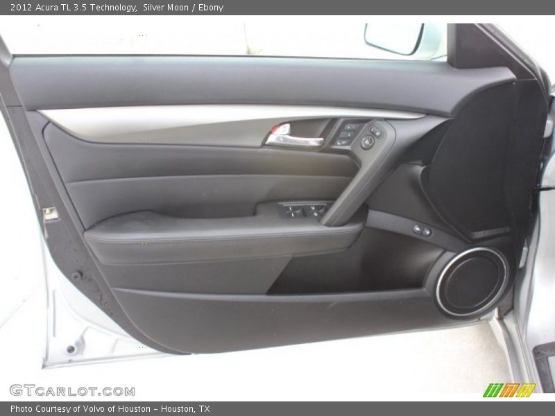 Silver Moon / Ebony 2012 Acura TL 3.5 Technology