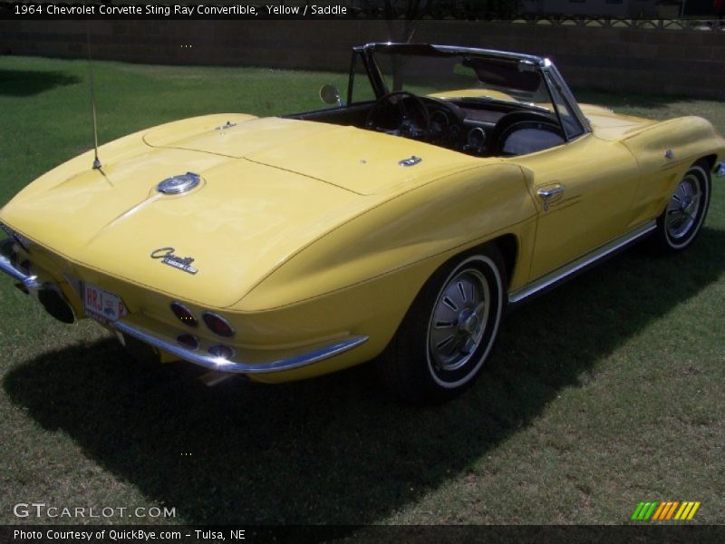 Yellow / Saddle 1964 Chevrolet Corvette Sting Ray Convertible