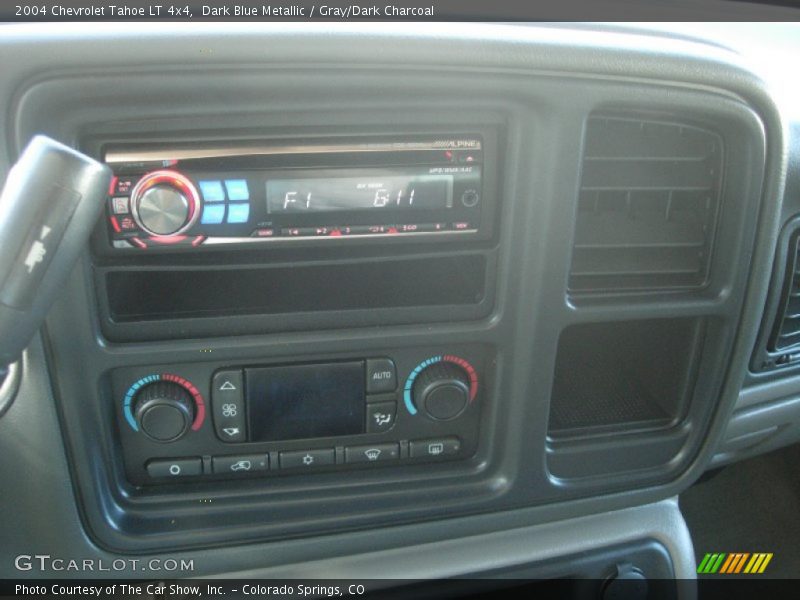 Dark Blue Metallic / Gray/Dark Charcoal 2004 Chevrolet Tahoe LT 4x4