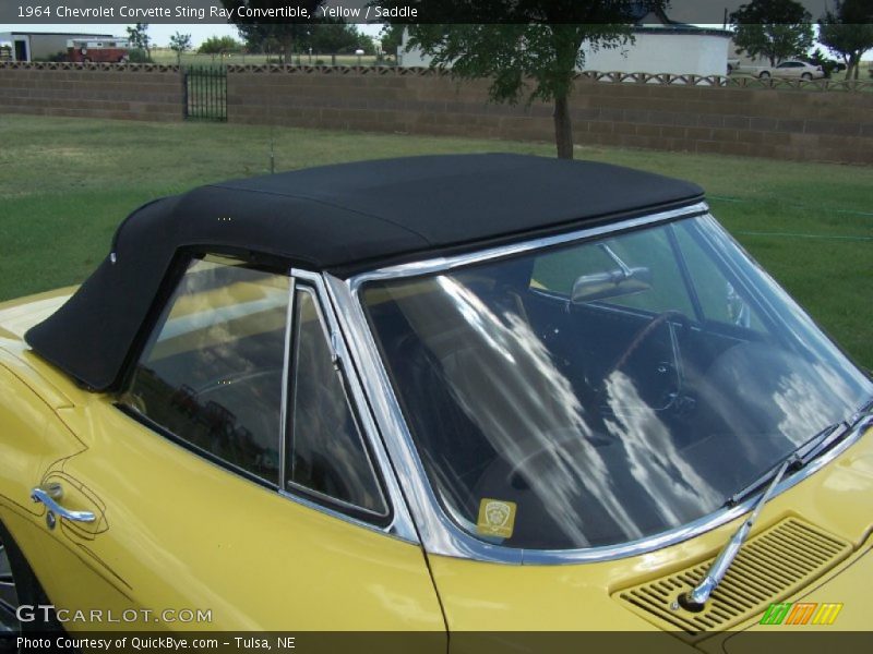 Yellow / Saddle 1964 Chevrolet Corvette Sting Ray Convertible