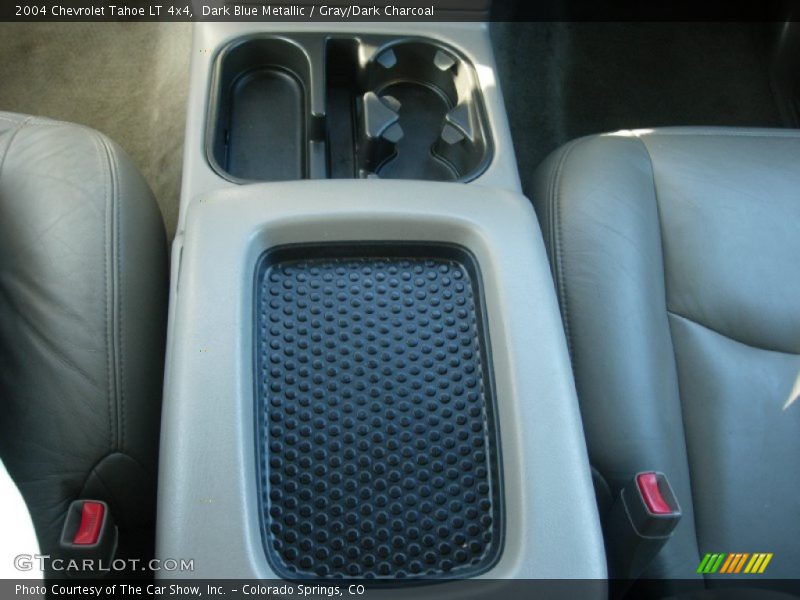 Dark Blue Metallic / Gray/Dark Charcoal 2004 Chevrolet Tahoe LT 4x4