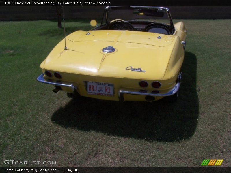 Yellow / Saddle 1964 Chevrolet Corvette Sting Ray Convertible