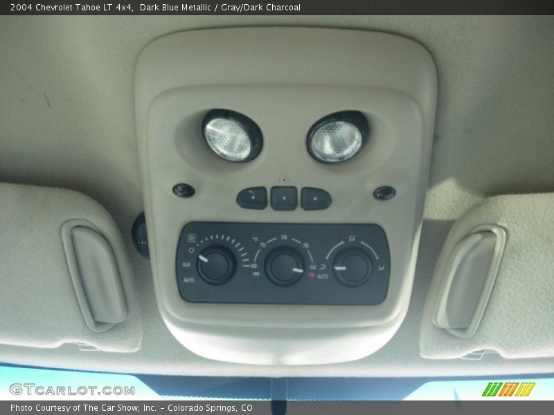 Dark Blue Metallic / Gray/Dark Charcoal 2004 Chevrolet Tahoe LT 4x4