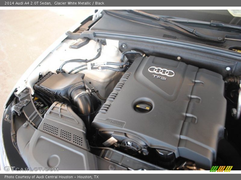 Glacier White Metallic / Black 2014 Audi A4 2.0T Sedan