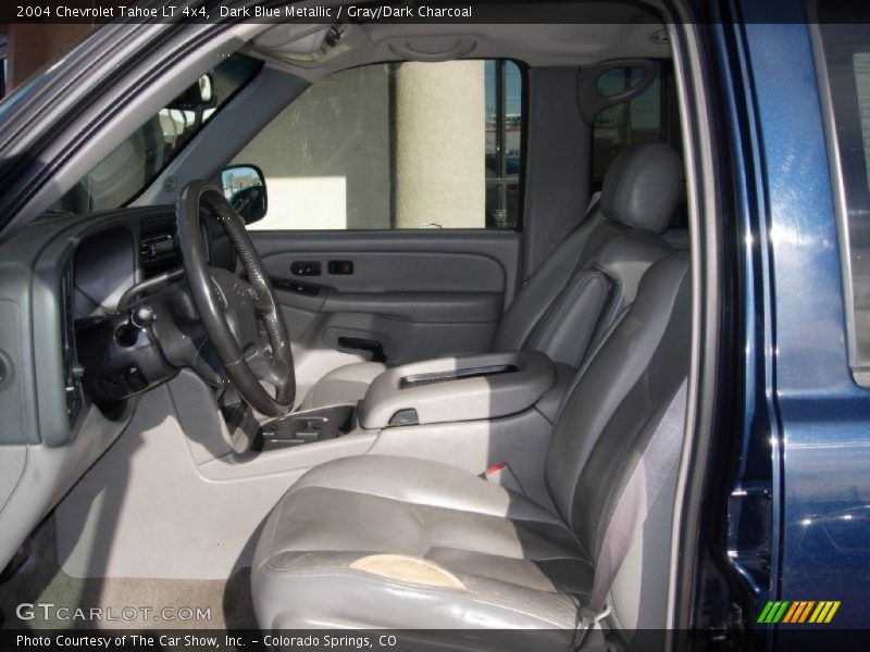 Dark Blue Metallic / Gray/Dark Charcoal 2004 Chevrolet Tahoe LT 4x4