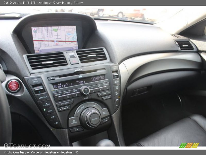 Silver Moon / Ebony 2012 Acura TL 3.5 Technology