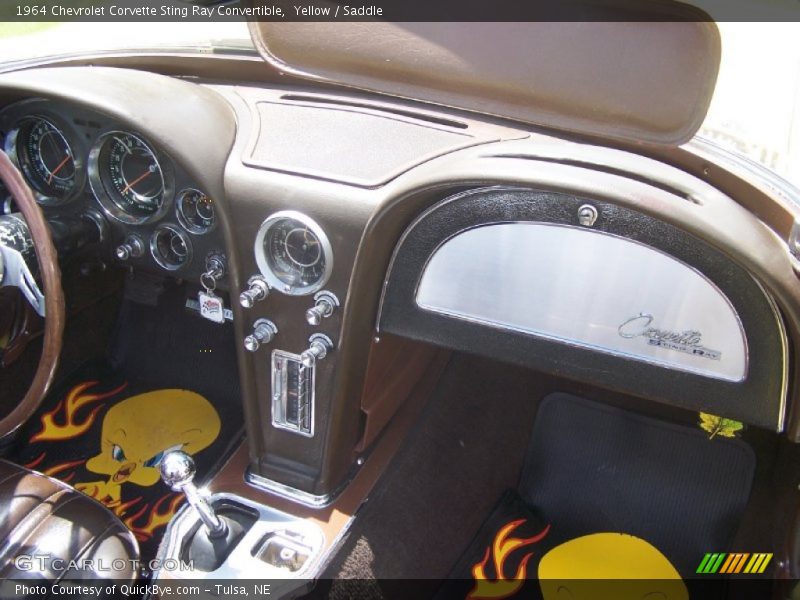 Yellow / Saddle 1964 Chevrolet Corvette Sting Ray Convertible