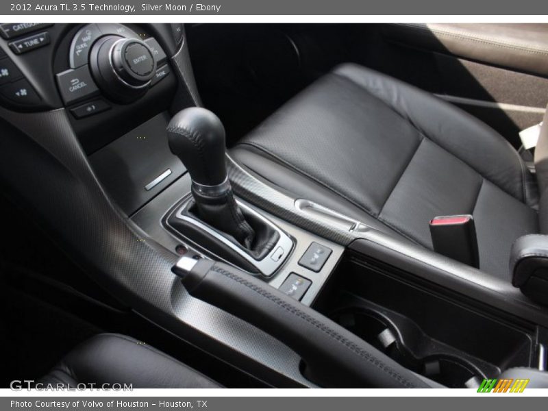 Silver Moon / Ebony 2012 Acura TL 3.5 Technology