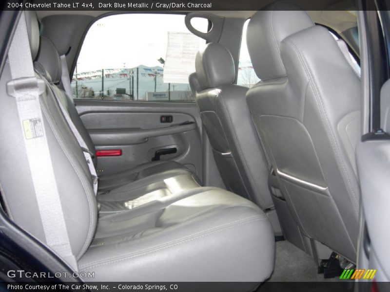 Dark Blue Metallic / Gray/Dark Charcoal 2004 Chevrolet Tahoe LT 4x4