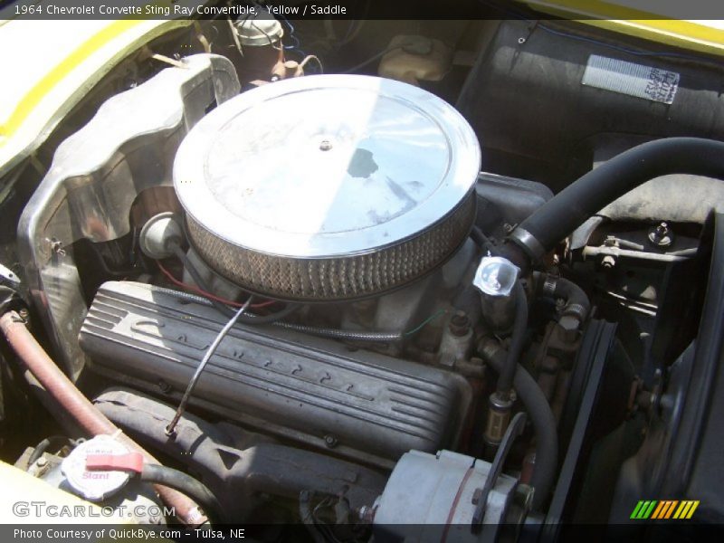 Yellow / Saddle 1964 Chevrolet Corvette Sting Ray Convertible