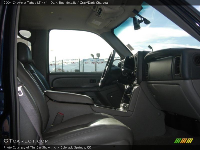 Dark Blue Metallic / Gray/Dark Charcoal 2004 Chevrolet Tahoe LT 4x4