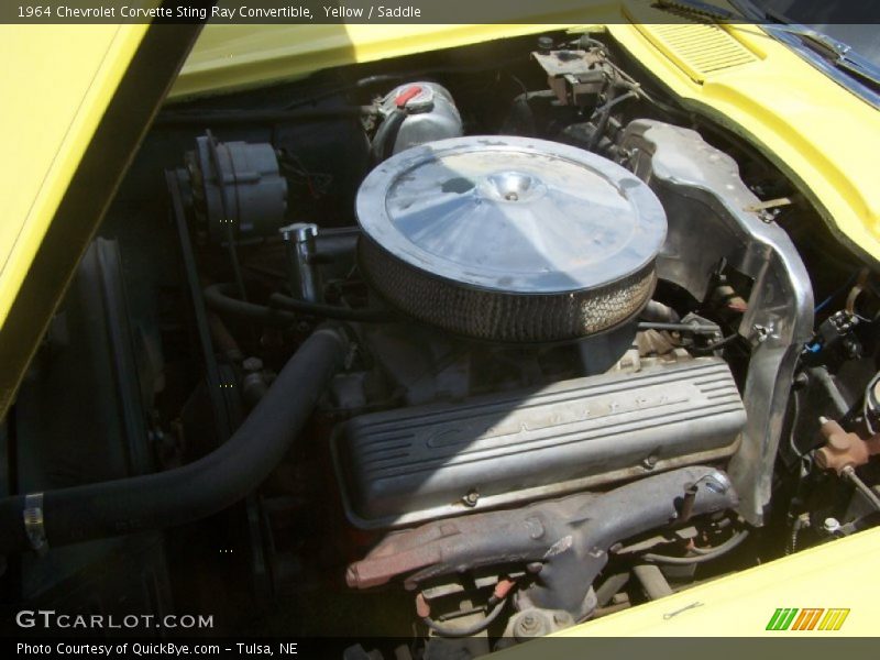 Yellow / Saddle 1964 Chevrolet Corvette Sting Ray Convertible