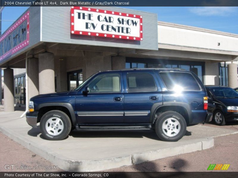 Dark Blue Metallic / Gray/Dark Charcoal 2004 Chevrolet Tahoe LT 4x4