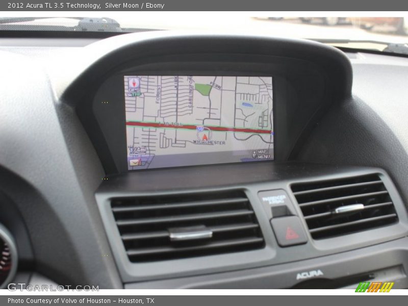 Silver Moon / Ebony 2012 Acura TL 3.5 Technology