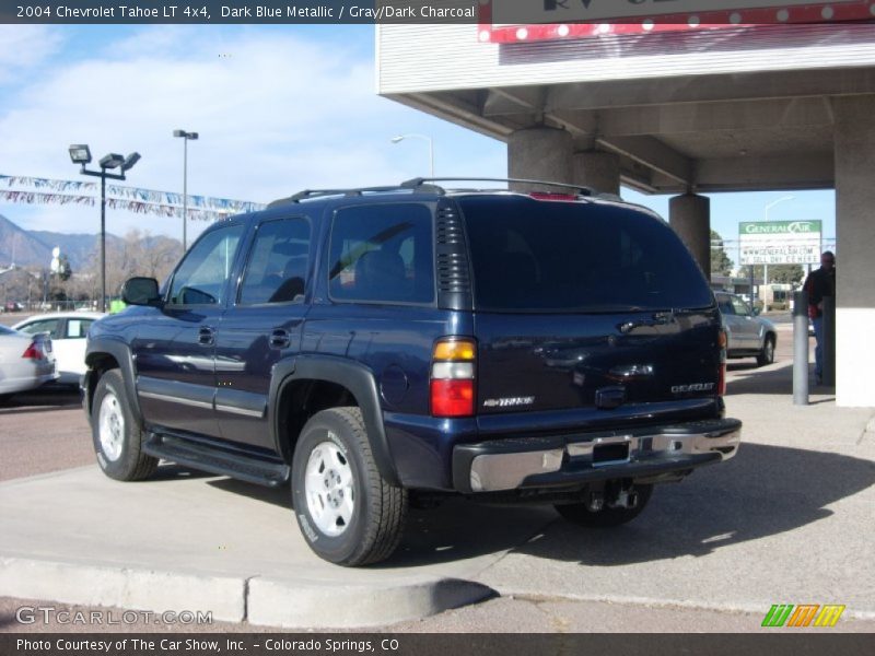 Dark Blue Metallic / Gray/Dark Charcoal 2004 Chevrolet Tahoe LT 4x4