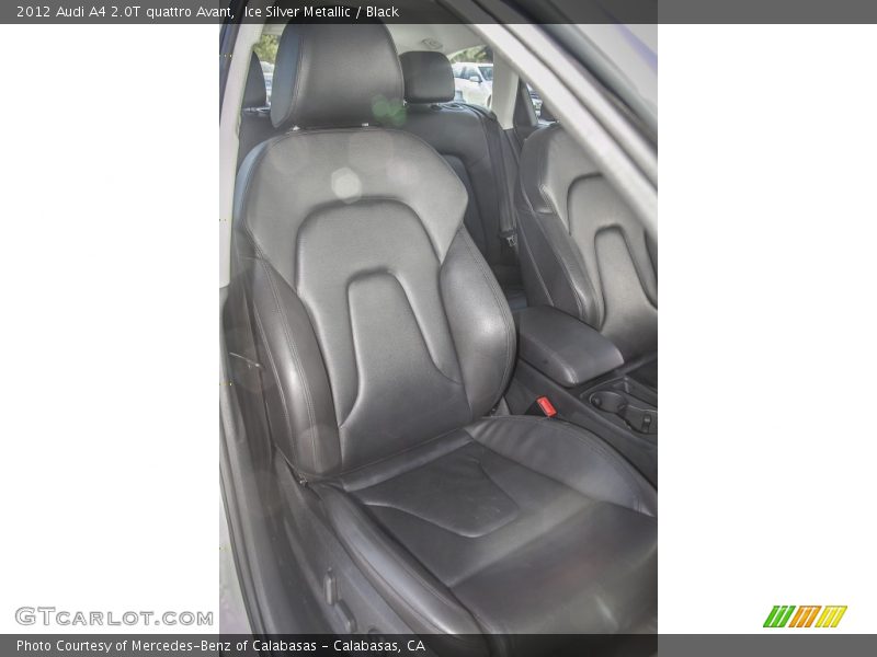 Ice Silver Metallic / Black 2012 Audi A4 2.0T quattro Avant