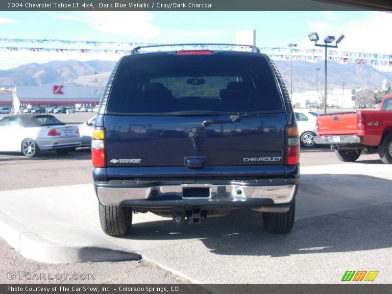 Dark Blue Metallic / Gray/Dark Charcoal 2004 Chevrolet Tahoe LT 4x4