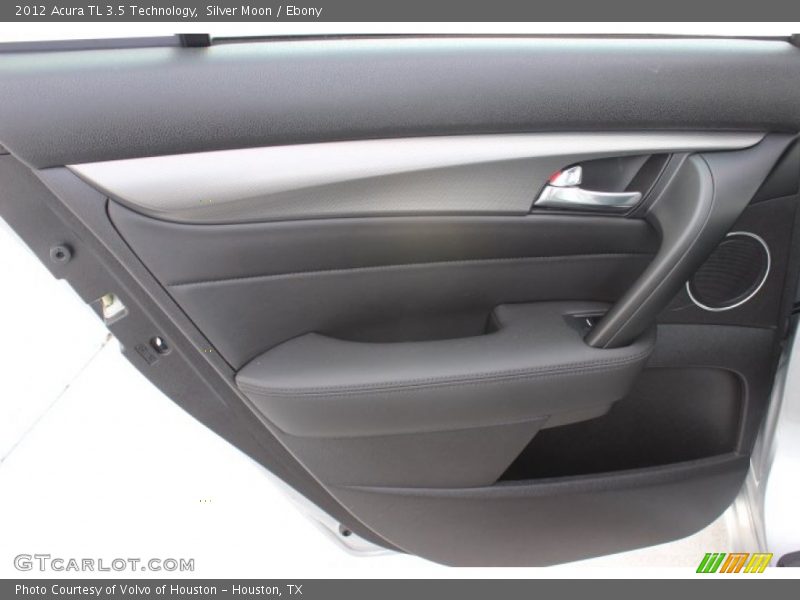 Silver Moon / Ebony 2012 Acura TL 3.5 Technology