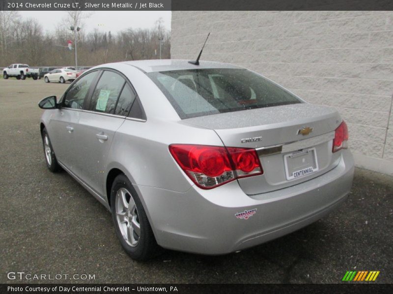 Silver Ice Metallic / Jet Black 2014 Chevrolet Cruze LT