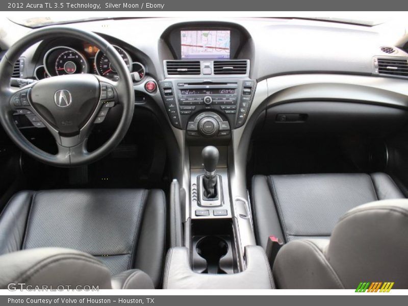 Silver Moon / Ebony 2012 Acura TL 3.5 Technology