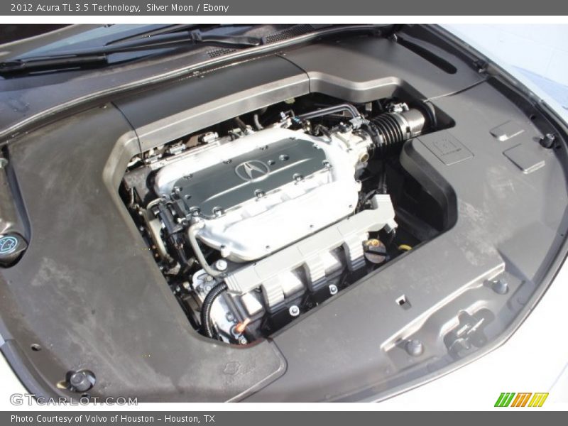 Silver Moon / Ebony 2012 Acura TL 3.5 Technology