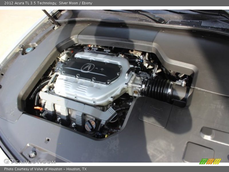 Silver Moon / Ebony 2012 Acura TL 3.5 Technology