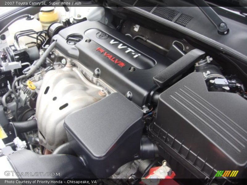 Super White / Ash 2007 Toyota Camry SE