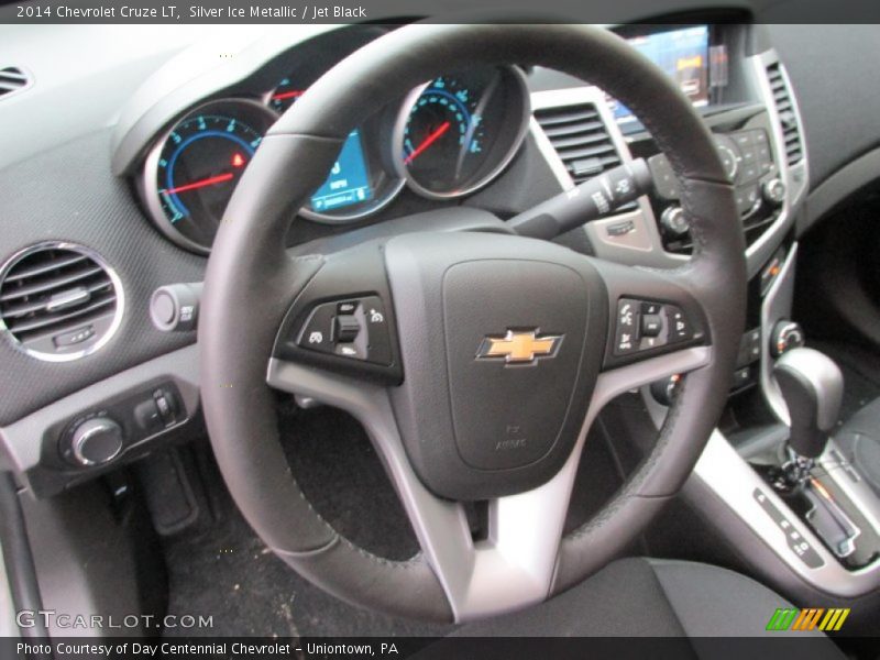 Silver Ice Metallic / Jet Black 2014 Chevrolet Cruze LT