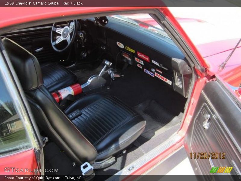 Red / Black 1969 Chevrolet Camaro Coupe