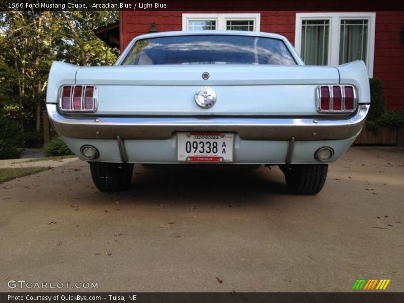 Arcadian Blue / Light Blue 1966 Ford Mustang Coupe