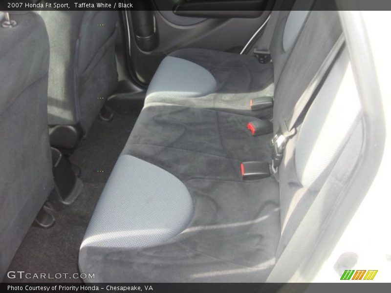 Taffeta White / Black 2007 Honda Fit Sport